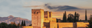 El atardecer de verano de Granada